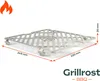 Edelstahl INOX Grillrost passend für Napoleon kleine Sizzle Produktbild-Vorschau 4