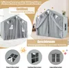 A collage showing a children's play tent in different states (open and closed) and close-ups of its windows. Voir les images du produit
