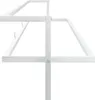 vidaXL Držák ručníků bílý 95x25x22 cm Žehlička Náhled obrázku produktu 4