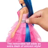 Barbie Saphire Puppe mit Einhorn (mit blauen Haaren und Produktbild-Vorschau 5