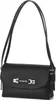 A black Guess shoulder bag is shown against a white background. Voir les images du produit