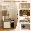 Arbre à chat COSTWAY avec armoire, arbre à chat avec Voir les images du produit 7