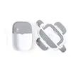 A top-down view of a disassembled electric lunchbox and a spoon, laid out on a white background. Anteprima dell’immagine prodotto