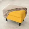 Hockerbezug / Poufbezug für Fußhocker und Pouf – Beige Produktbild-Vorschau 5