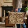 HMF Deko Koffer aus Holz mit Deckel und Ledergriff, Produktbild-Vorschau 8