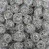DRAHT-BÄLLE 30mm, 3cm/10 Stück SILBER Produktbild-Vorschau 1