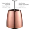 Windaschenbecher mit Deckel Edelstahl XL Aschenbecher Wind- Produktbild-Vorschau 4