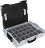 An open storage case with multiple compartments. Podgląd zdjęcia produktu