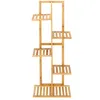 A multi-tiered wooden plant stand. Náhľad obrázku produktu