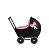 Tmavě hnědý kočárek pro panenky LILI 48X28 H26/47 CM Náhled obrázku produktu 10
