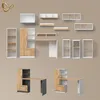 Wandregal Livinity Lorena Weiß/Goldkraft Eiche 60 x 10 cm Produktbild-Vorschau 6