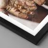 Gerahmtes Poster - Schwarzer Rahmen - Hände Strand Gold - Produktbild-Vorschau 2