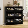 Merax Schuhschrank Schuhablage mit 6 Klappen, Schuhkipper Produktbild-Vorschau 1