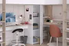 Lit d'angle double avec espace de rangement & bureau - 2 x Voir les images du produit 13