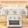 HOMCOM Heißluftfritteuse 12 Liter Mini Backofen mit Umluft, Produktbild-Vorschau 6