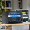 Serverschrank 19 Zoll, 9 HE, HMF Netzwerkschrank 51 x 40 x Produktbild-Vorschau 10