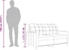 2-osobowa sofa, czarna, 120 cm, sztuczna skóra Podgląd zdjęcia produktu 10