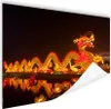 MuchoWow® Poster Chinesischer Laternen-Drache 90x60 cm - Produktbild-Vorschau 1