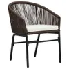 vidaXL Gartenstühle 2 Stk. Braun PE-Rattan -  Gartenstühle Produktbild-Vorschau 3