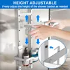 Scaffale da doccia da appendere, con 3 ripiani, in acciaio Anteprima dell’immagine prodotto 4