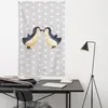 Mr. & Mrs. Panda Gobelin Pinguin Liebe - Grau Pastell - Produktbild-Vorschau 4