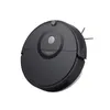A black robotic vacuum cleaner is shown from a slightly elevated angle against a white background. Produktbild-Vorschau