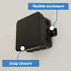 Flexibele inbouwdoos, opbouw, 100x100x41mm, IP54, 12 Productafbeelding-voorbeeld 4