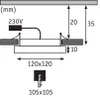 Paulmann 929.53, Einbaustrahler, LED, 580 lm, Nickel Produktbild-Vorschau 3