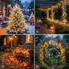 Zilverkleurige LED-lichtslinger met clusterlampjes - 240 Productafbeelding-voorbeeld 7