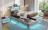 UnboxG Graues Samt-Einzelbett 90x200 cm mit Stauraum, Produktbild-Vorschau 18