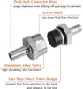 Aluminium Rückschlagventil Ventil 8mm für Benzin Diesel Produktbild-Vorschau 5