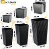 KADAX Rattan-Blumentopf-Set "Pesaro", Produktbild-Vorschau 2