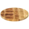 vidaXL Tischplatte 110x40x2,5 cm Oval Massivholz Mango Produktbild-Vorschau 1