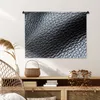 MuchoWow® Wandteppich Wandbehang Leder - Textur - Schwarz - Produktbild-Vorschau 6