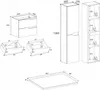 RODAN | Set di Mobili da Bagno - Nero - Armadio alto e Anteprima dell’immagine prodotto 7