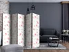 5-teiliger Einseitiger Vlies Paravent - Fresh Magnolias II Produktbild-Vorschau 2