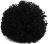 2 Bommeln / Wollbommeln / Pompon, 7cm schwarz Produktbild-Vorschau