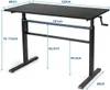 Bc-elec - BS400002 Höhenverstellbarer Schreibtisch Produktbild-Vorschau 4