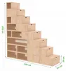 Treppenregal Weiß 200 cm hoch 50 cm breit 25 cm tief mit Produktbild-Vorschau 3