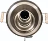 Top-down view of a stainless steel samovar with wooden handles. Produktbild-Vorschau