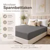 Microfaser Marke Spannbettlaken  140 - 160 x 200 cm + 30 cm Produktbild-Vorschau 2