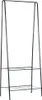 A freestanding garment rack with two shelves. Produktbild-Vorschau