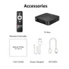 An image showing the accessories included with an Android TV Box. Anteprima dell’immagine prodotto