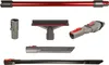 Vacuum cleaner accessories laid out against a white background. Produktbild-Vorschau