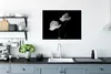 MuchoWow® Gerahmtes Poster Orchidee - Blumen - Schwarz - Produktbild-Vorschau 3