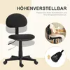 HOMCOM Bürostuhl Ergonomisch Schreibtischstuhl für Produktbild-Vorschau 4