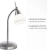 A desk lamp with text describing its features. Produktbild-Vorschau