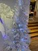 Christbaumkugeln Weiß Eislack Ø 6 cm aus Glas - 10er Set Produktbild-Vorschau 4