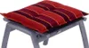 Auflage Hocker Naxos extra 20208-3 terracotta-rot gestreift Produktbild-Vorschau 1