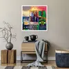 Poster - Poster ohne Rahmen - Abstraktion modern - 60x60 cm Produktbild-Vorschau 6
